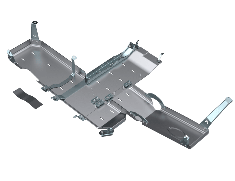 Artec Industries — Artec Industries 21-25 Jeep Wrangler JL Sahara Jl Full Bellypan w/ Oil Door - 2 Door 3.6L Alum