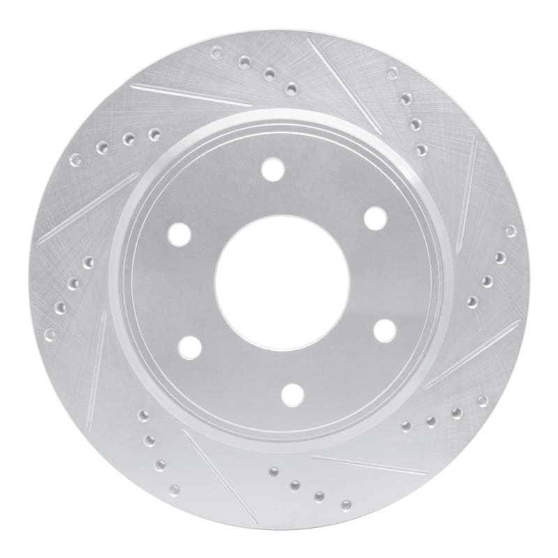 R1 Concepts — R1 05-07 Infiniti QX56 Front Right Drilled & Slotted Silver Brake Rotor
R1 Brake Rotor Drill