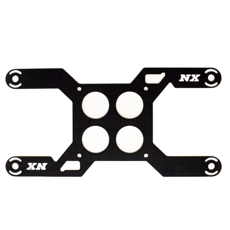 Nitrous Express — Nitrous Express Carb Plate Solenoid Bracket for Dominator (4 Solenoid)
Solenoid Bracket
Fuel/N2OSolBrkt