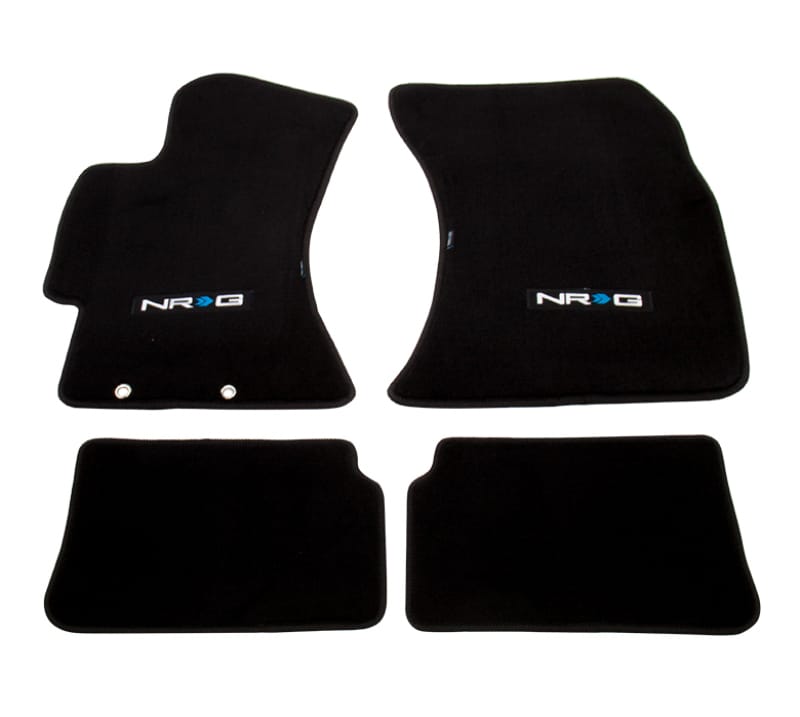 NRG — NRG Floor Mats - 2009-2011 Subaru Impreza WRX/STi (NRG Logo) - 4pc.