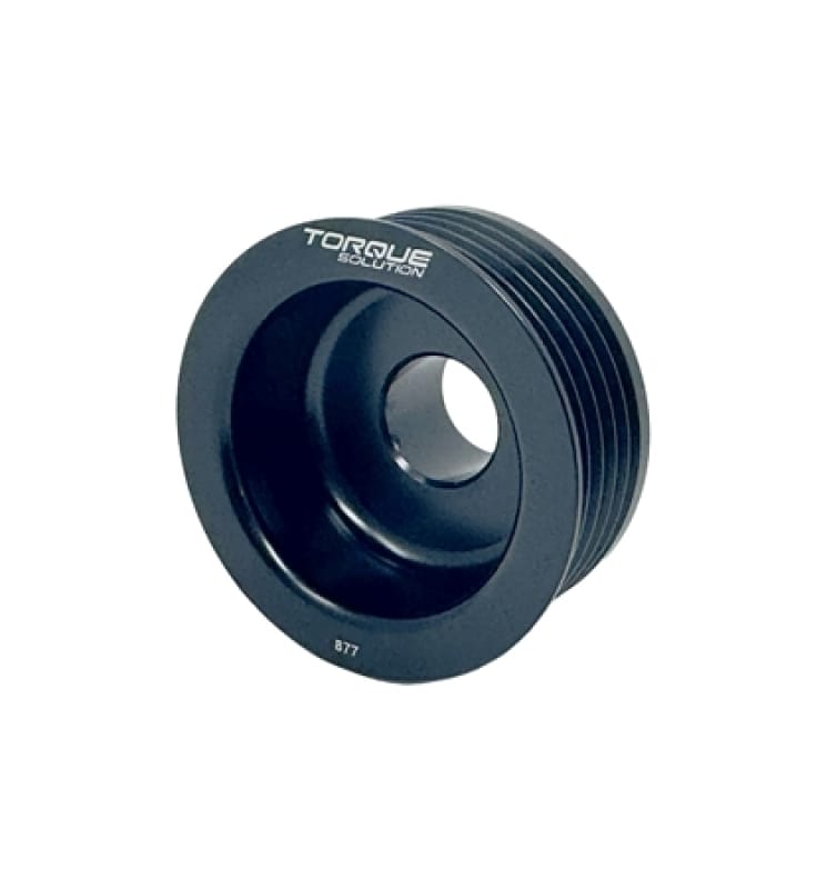 Torque Solution — Torque Solution Lightweight Alternator Pulley (Black): Subaru EJ WRX 02-05 / STI 04-06