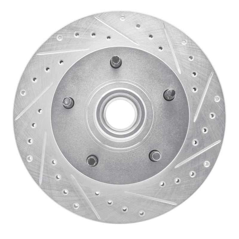 R1 Concepts — R1 73-93 Ford E-100 Econoline Front Right Drilled & Slotted Silver Brake Rotor
R1 Brake Rotor Drill