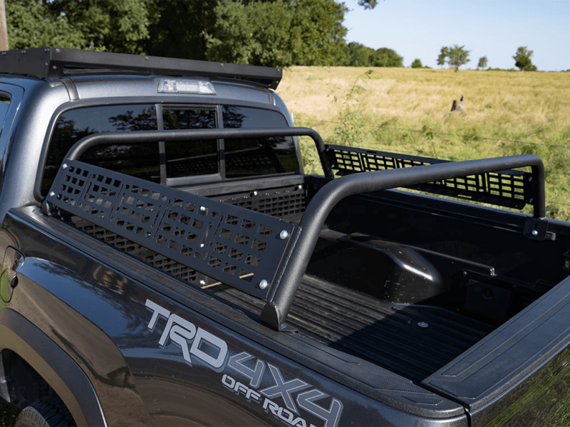 Cali Raised LED — Cali Raised 05-23 Toyota Tacoma Overland Bed Bars - 11 Bars Molle Panel Powder Coat Finish
