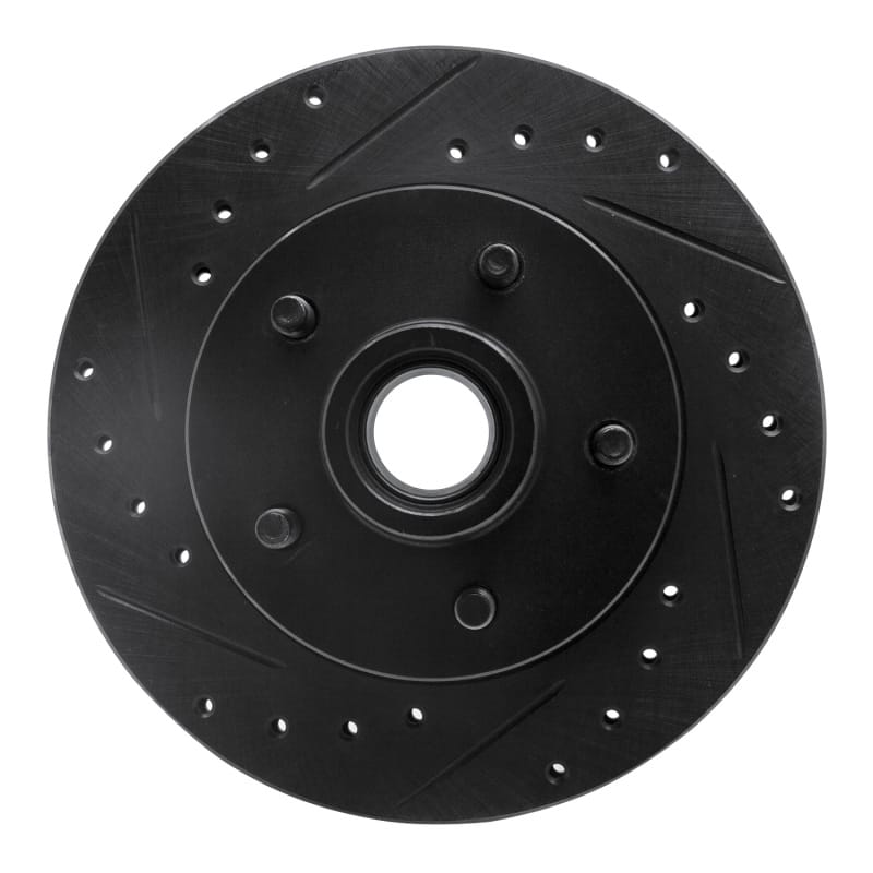 R1 Concepts — R1 86-92 Ford Bronco II Front Left Drilled & Slotted Black Brake Rotor
R1 Brake Rotor Drill