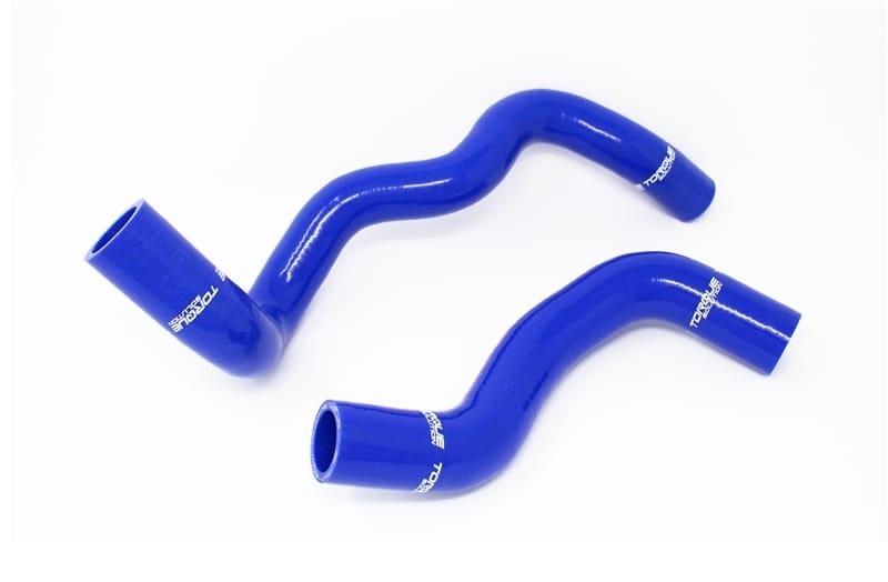 Torque Solution — Torque Solution 2016+ Ford Focus RS Silicone Radiator Hose Kit - Blue