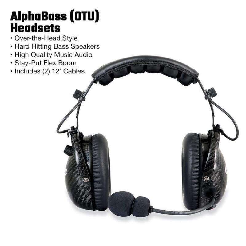 Rugged Radios — Rugged Radios Single Seat Kit with Digital Radio AlphaBass Headset