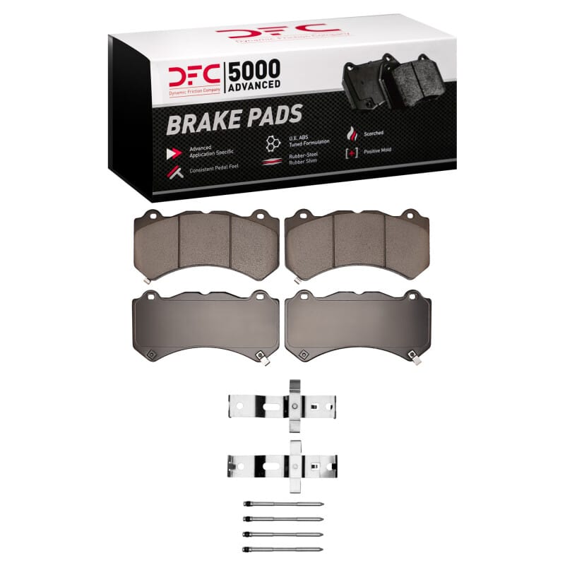 DFC — DFC 22-25 Rivian R1S Front 5000 Advanced Ceramic Brake Pads and Hardware Kit