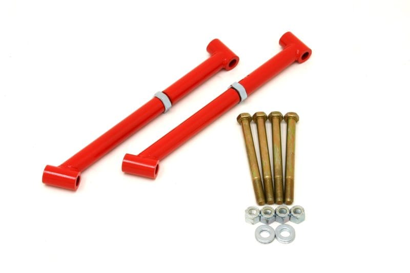 BMR Suspension — BMR 64-67 A-Body Control Arm Reinforcement Braces - Red