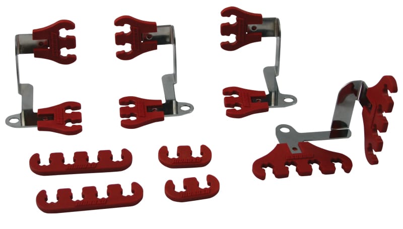 Moroso — Moroso Chevrolet Small Block Ignition Super Look Wire Kit - 7-9mm - Red