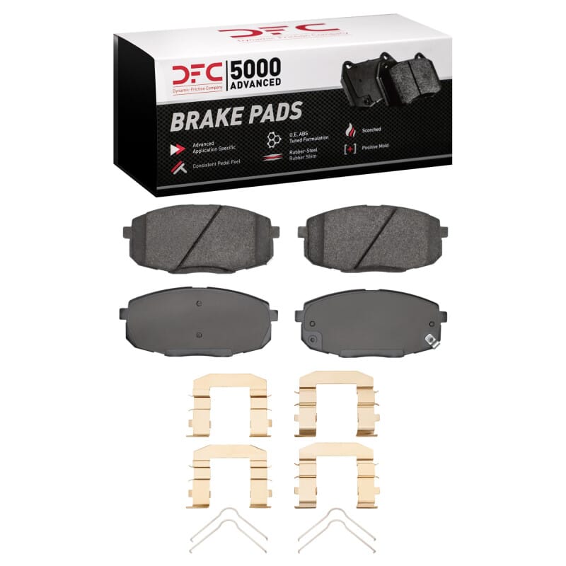 DFC — DFC 10-24 Kia Seltos (Mexico) Front 5000 Advanced Ceramic Brake Pads and Hardware Kit