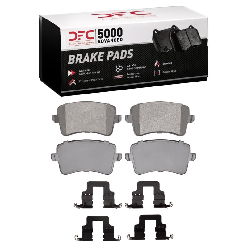 DFC — DFC 08-17 Audi Q5 (USA/Canada) Except Hybrid Rear 5000 Adv Low Metallic Brake Pads & Hardware Kit
DFC Brake Pad Set