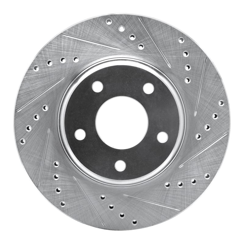 R1 Concepts — R1 02-06 Infiniti I35 Front Right Drilled & Slotted Silver Brake Rotor
R1 Brake Rotor Drill