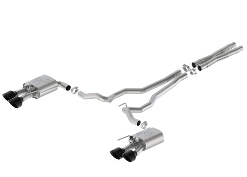 Ford Racing — Ford Racing 2024 Mustang 5.0L GT Extreme Cat-Back Exhaust W/Valance - Black Tips
Exhaust System Kit
