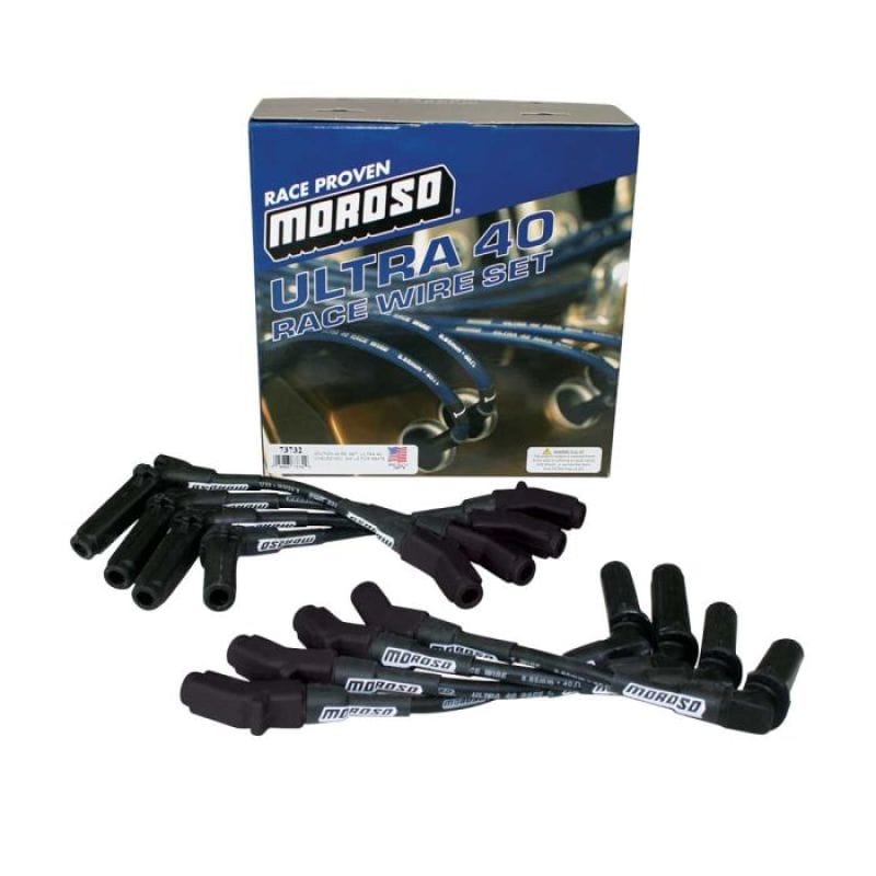 Moroso — Moroso GM LS Unsleeved Ultra 40 Wire Set - Black (For 68476)