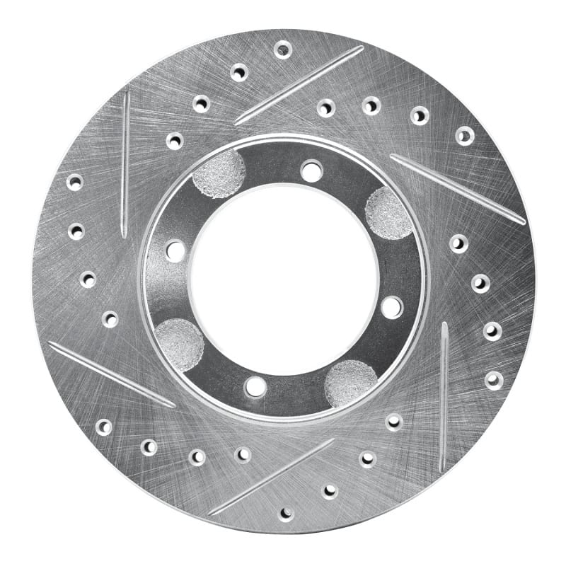 R1 Concepts — R1 87-99 Hyundai Accent Front Left Drilled & Slotted Silver Brake Rotor
R1 Brake Rotor Drill