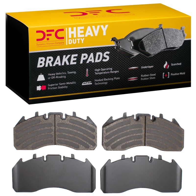DFC — DFC 95-24 AUTOCAR Xpeditor (ACX 6 x 4 Air Disc Brakes) Fr & Rr Heavy Duty Pads - Semi Metallic
DFC Brake Pad Set