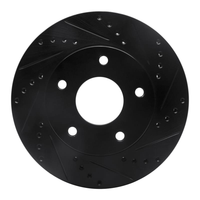 R1 Concepts — R1 97-05 Chevrolet S10 Front Right Drilled & Slotted Black Brake Rotor
R1 Brake Rotor Drill
