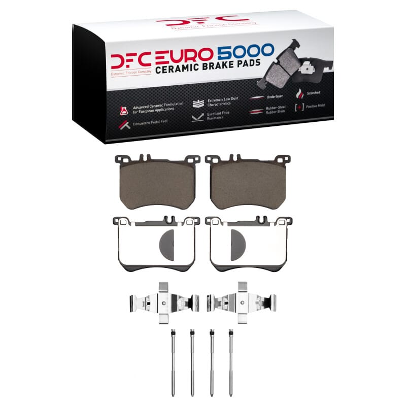 DFC — DFC 13-20 Mercedes-Benz SL400 Front Euro 5000 Ceramic Brake Pads and Hardware Kit
DFC EURO Pads + HW