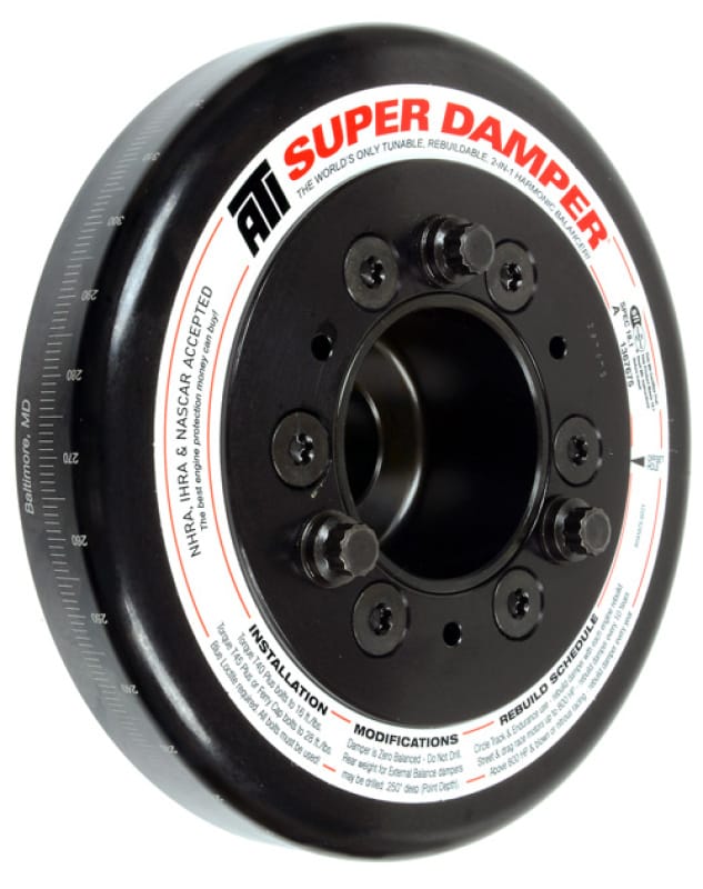 ATI — ATI Damper - 7.074in - Alum - 7 Grv - Toyota 1Gr-Fe - 10 Percent UD Pulley - 1Pc