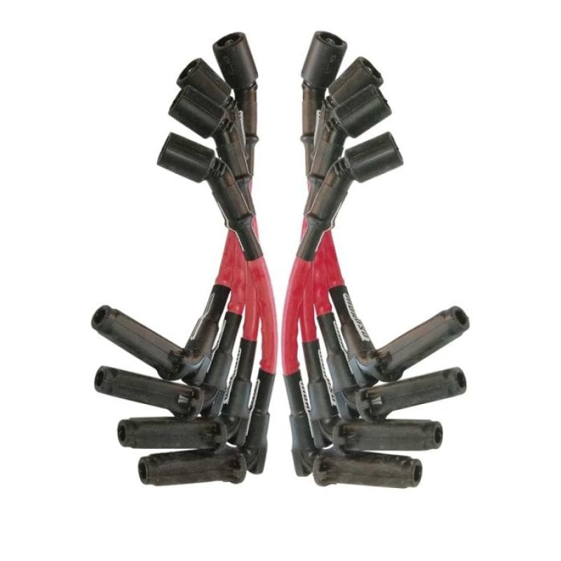 Moroso — Moroso 11in Long Sleeved Coil On Plug Ultra Spark Plug Wire Set - Red