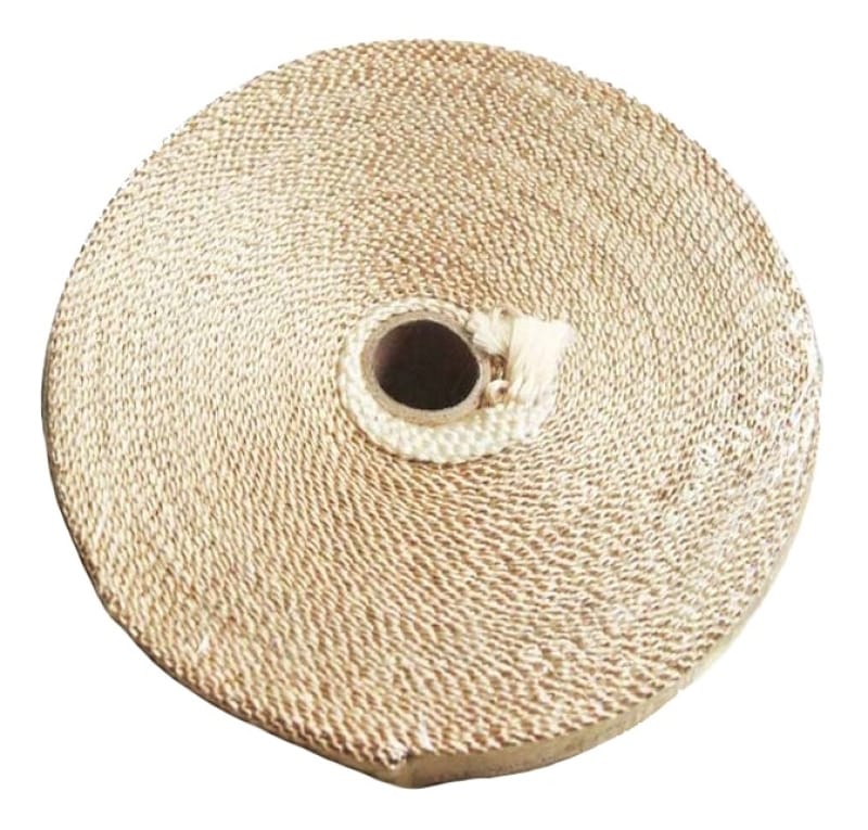 Torque Solution — Torque Solution Fiberglass Exhaust Wrap Universal 2inx100ft - Tan