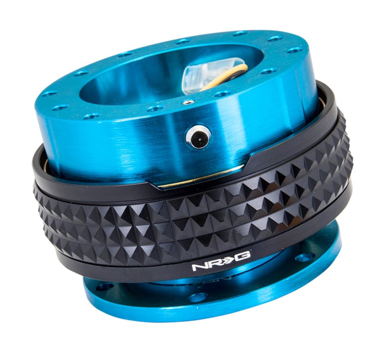 NRG — NRG Quick Release Kit - Pyramid Edition - New Blue Body / Black Pyramid Ring