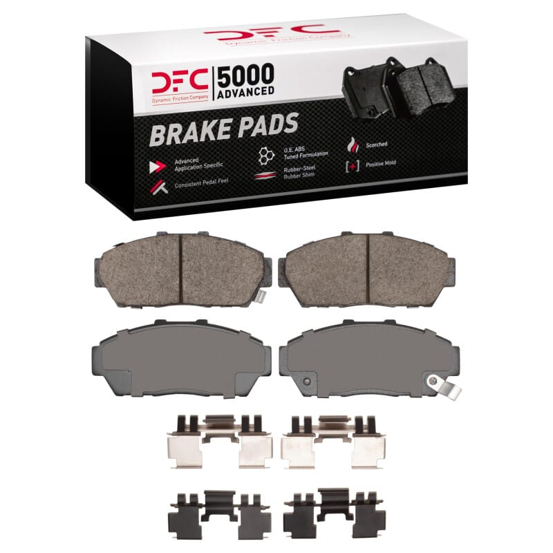 DFC — DFC 93-01 Acura Integra Front 5000 Advanced Ceramic Brake Pads and Hardware Kit
DFC Brake Pad Set