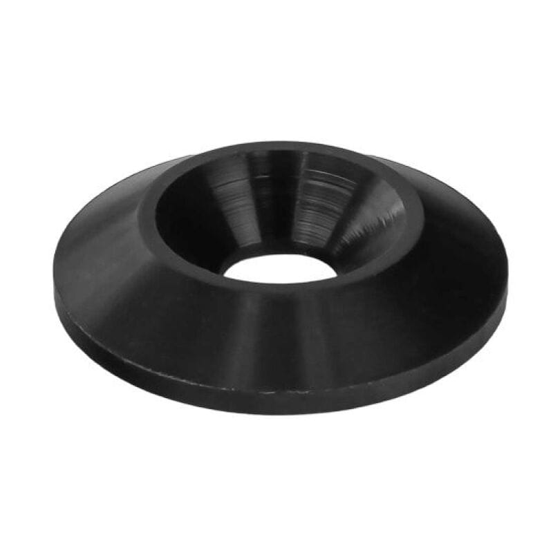 Moroso — Moroso 1in Taper Washer - Black Anodized (10 Pack w/o Hardware)