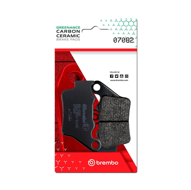 Brembo OE Powersports — Brembo OE 19-25 BMW C400GT/18-23 C400X/22-25 CE 04 Carbon Ceramic Brake Pad - Rear Left/Right