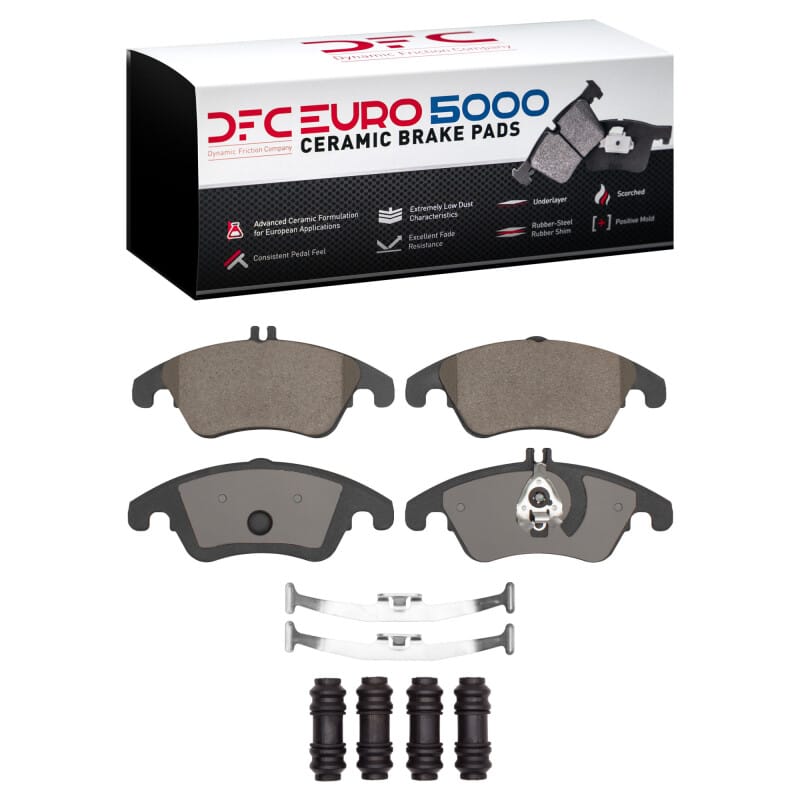 DFC — DFC 08-20 Mercedes-Benz SLK300 Front Euro 5000 Ceramic Brake Pads and Hardware Kit
DFC EURO Pads + HW