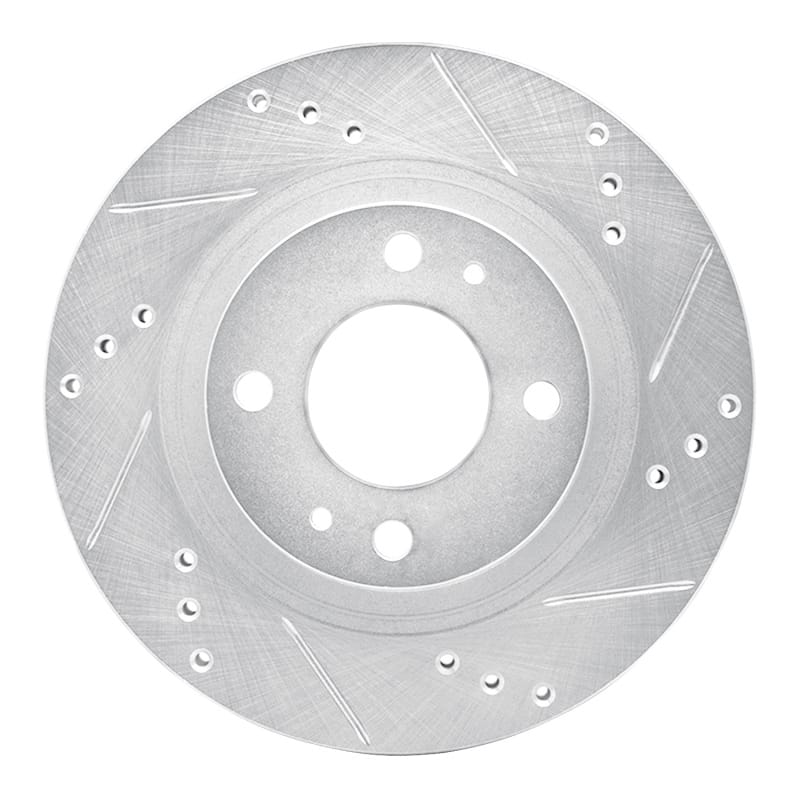 R1 Concepts — R1 12-17 Mitsubishi I-MIEV Front Right Drilled & Slotted Silver Brake Rotor
R1 Brake Rotor Drill