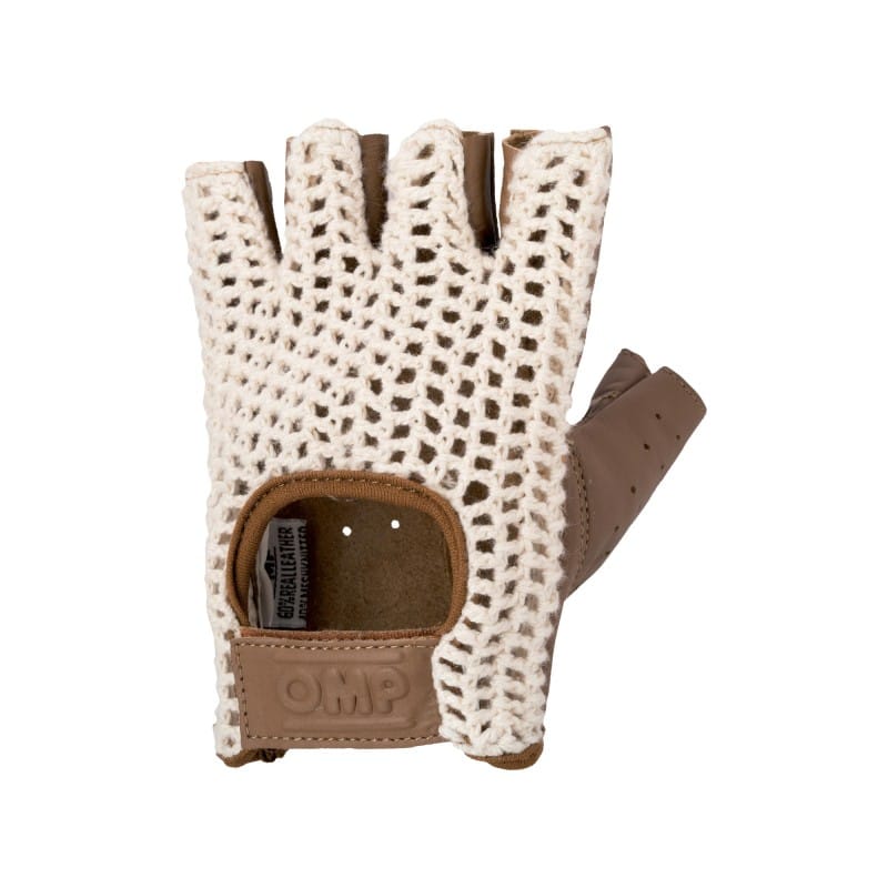 OMP — OMP Tazio Vintage Glove Cream/Brown Leather - SizeM