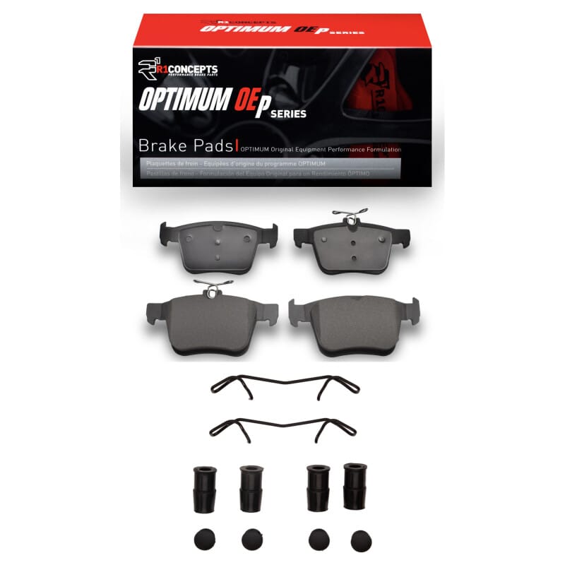 R1 Concepts — R1 17-19 Volkswagen E-Golf Rear Optimum OE Pads & Hardware Kit
R1 Optimum Oe Pads a