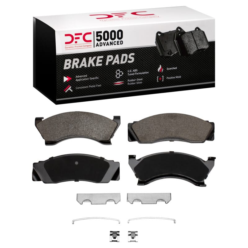 DFC — DFC 78-78 Mercury Grand Marquis Front 5000 Advanced Semi Metallic Brake Pads and Hardware Kit
DFC Brake Pad Set