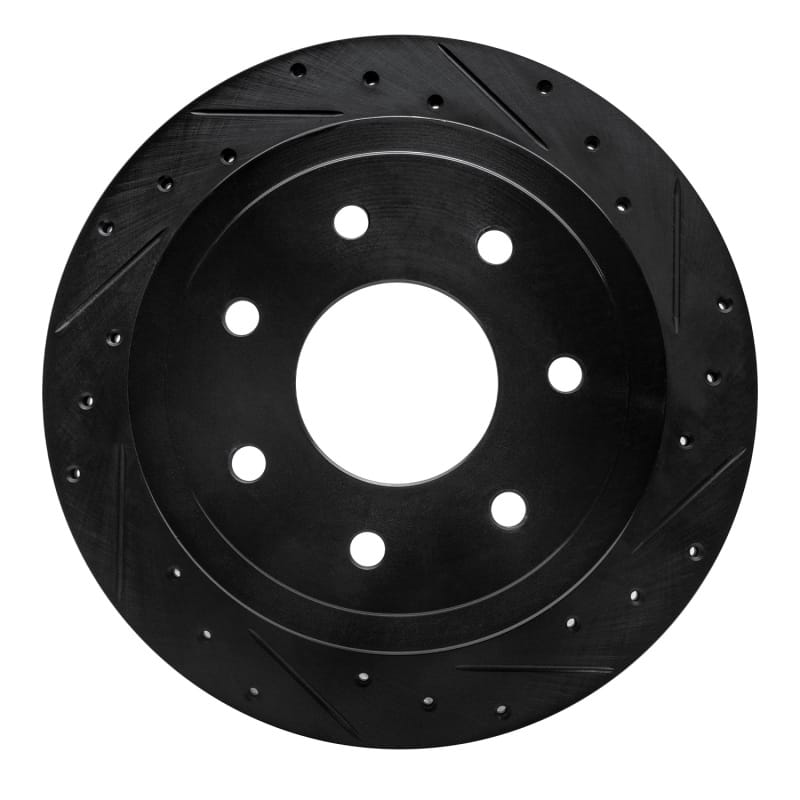 R1 Concepts — R1 04-11 Ford F-150 4WD Rear Right Drilled & Slotted Black Brake Rotor
R1 Brake Rotor Drill