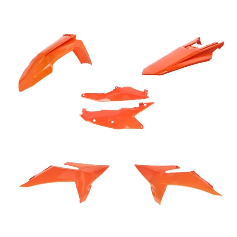 Acerbis — Acerbis 2025 KTM 125-450 SX/ SX-F/XC/XC-F Plastic Kit - 16 Orange