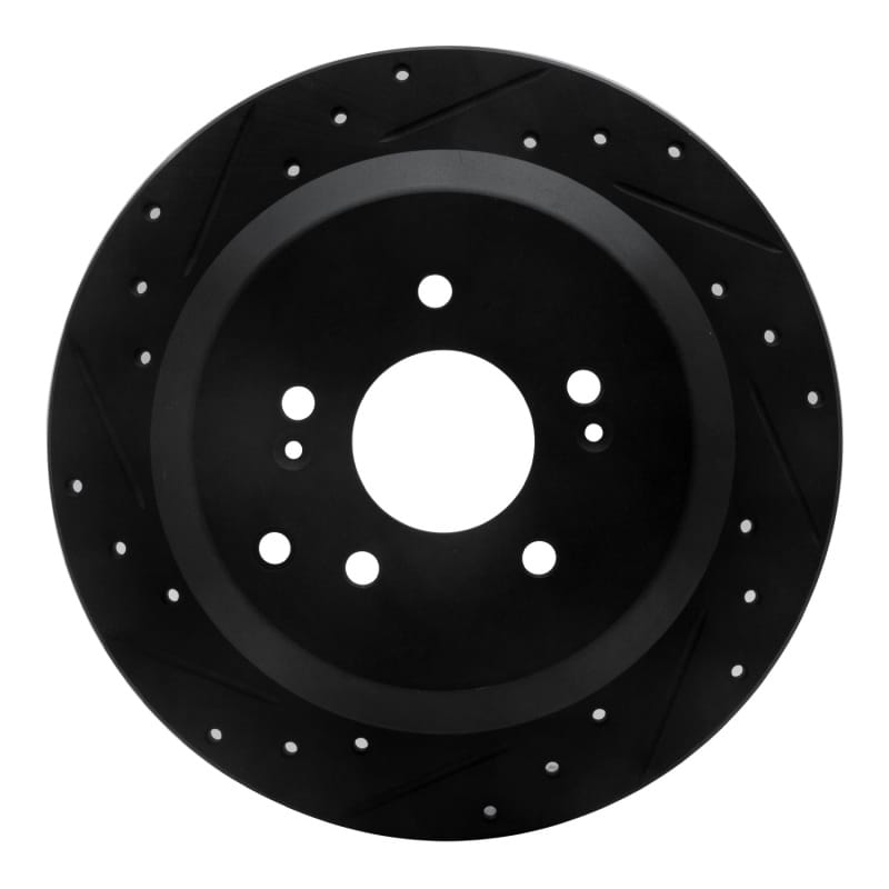 R1 Concepts — R1 07-12 Hyundai Veracruz Rear Left Drilled & Slotted Black Brake Rotor
R1 Brake Rotor Drill