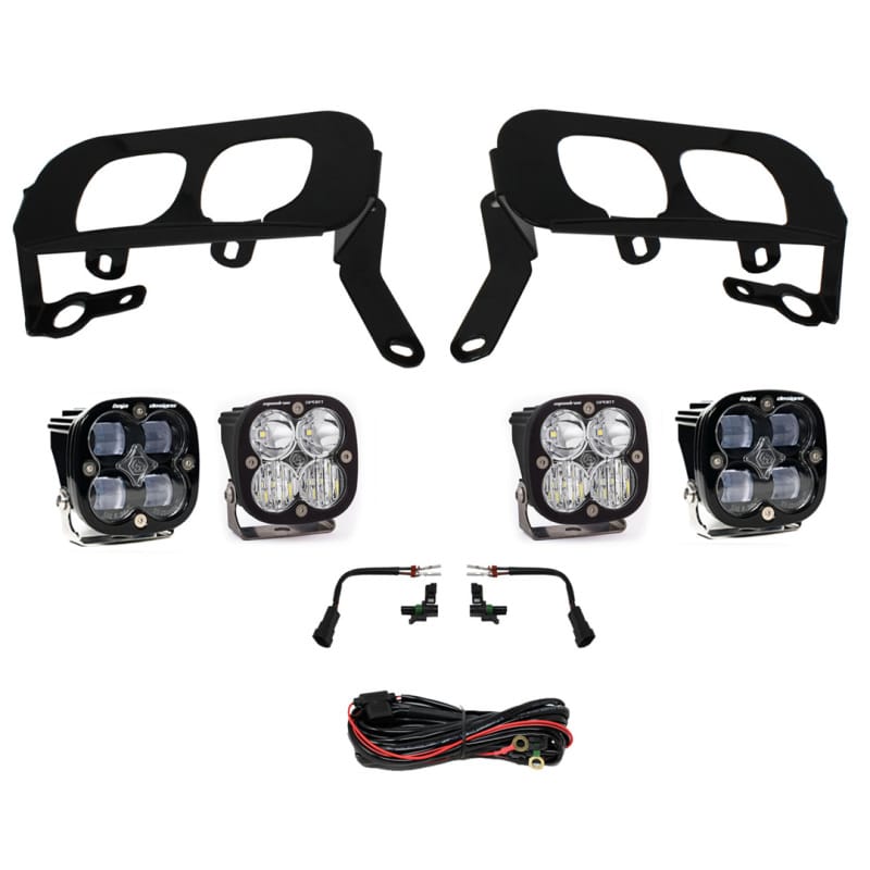 Baja Designs — Baja Designs 14-15 Silverado 1500 White Fog Pocket Kit - Amber