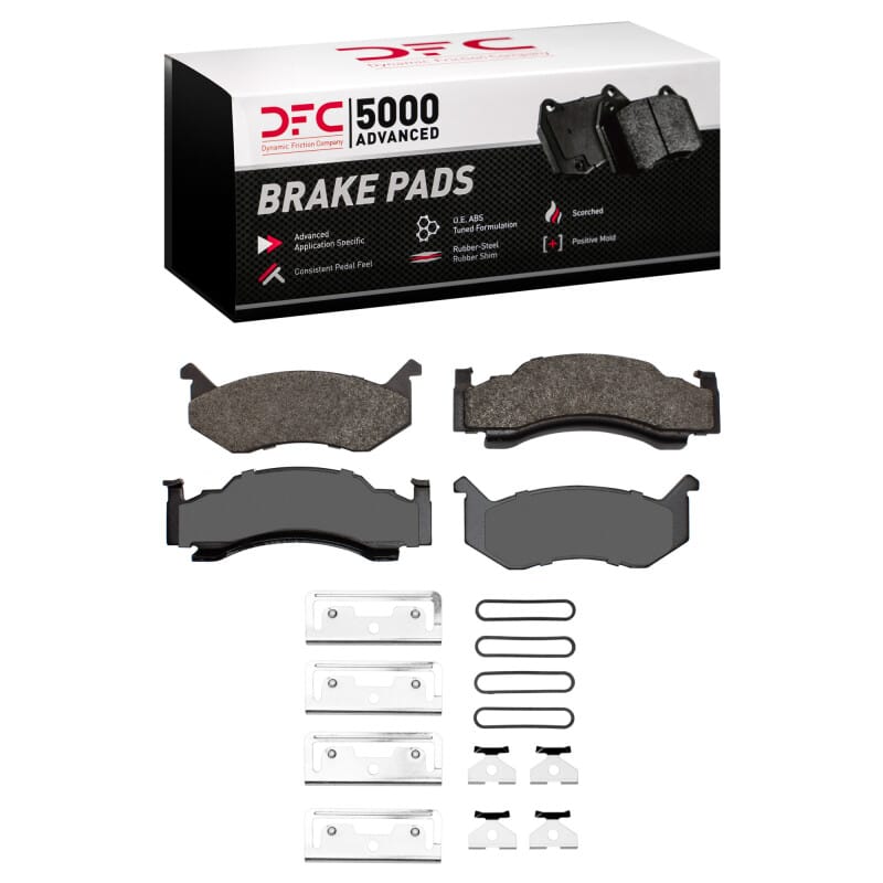 DFC — DFC 73-97 Chrysler Town & Country Front 5000 Advanced Semi Metallic Brake Pads and Hardware Kit
DFC Brake Pad Set