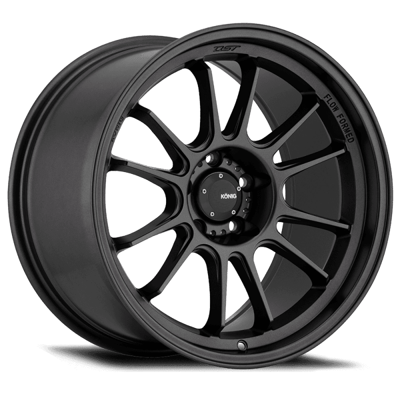 Konig — Konig Hypergram 19X9.5A 5X114.3 ET35 Matte Black Flow Formed
