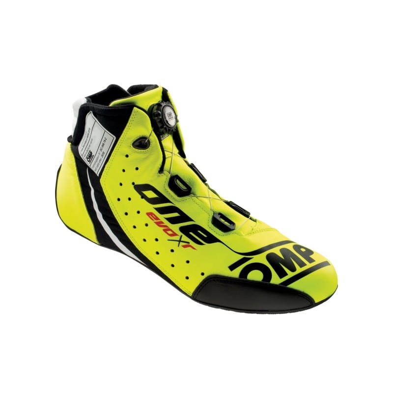 OMP — OMP One Evo X R Shoes Fluorescent Yellow - Size 39 (Fia 8856-2018)