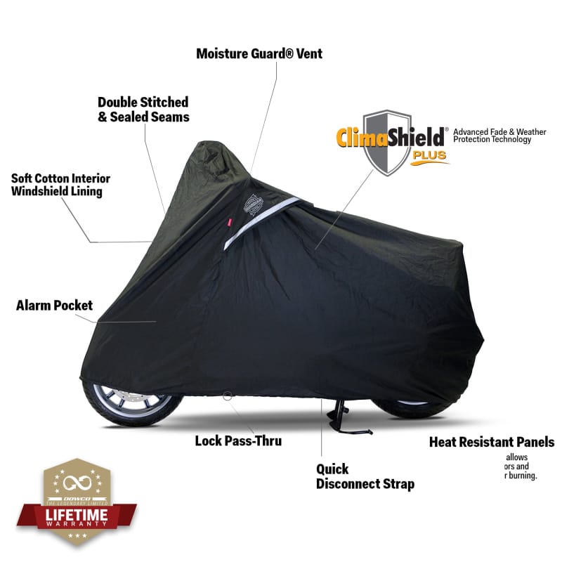 Dowco — Dowco Scooter WeatherAll Plus Cover Black - Medium