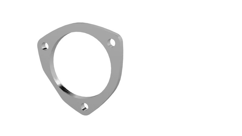 QTP — QTP 3.5in Weld-On QTEC 3 Bolt Flange