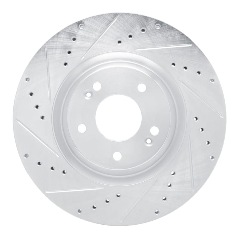 R1 Concepts — R1 19-22 Hyundai Veloster N Front Left Drilled & Slotted Silver Brake Rotor
R1 Brake Rotor Drill