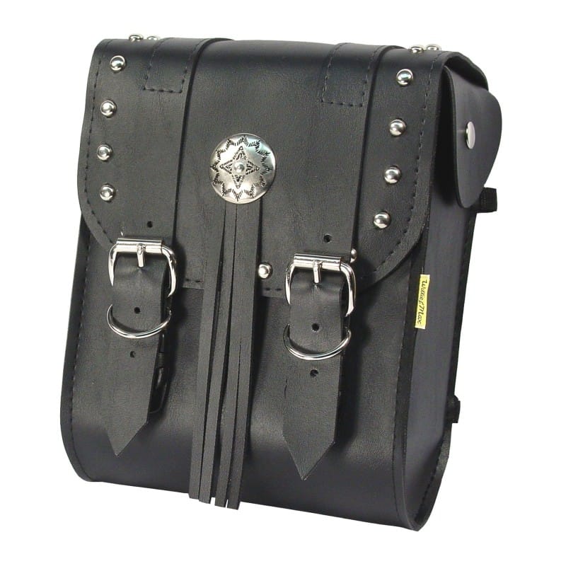 Willie & Max — Willie & Max Universal American Classic Sissy Bar Bag (8 in L x 10 in W x 4.5 in H) - Black