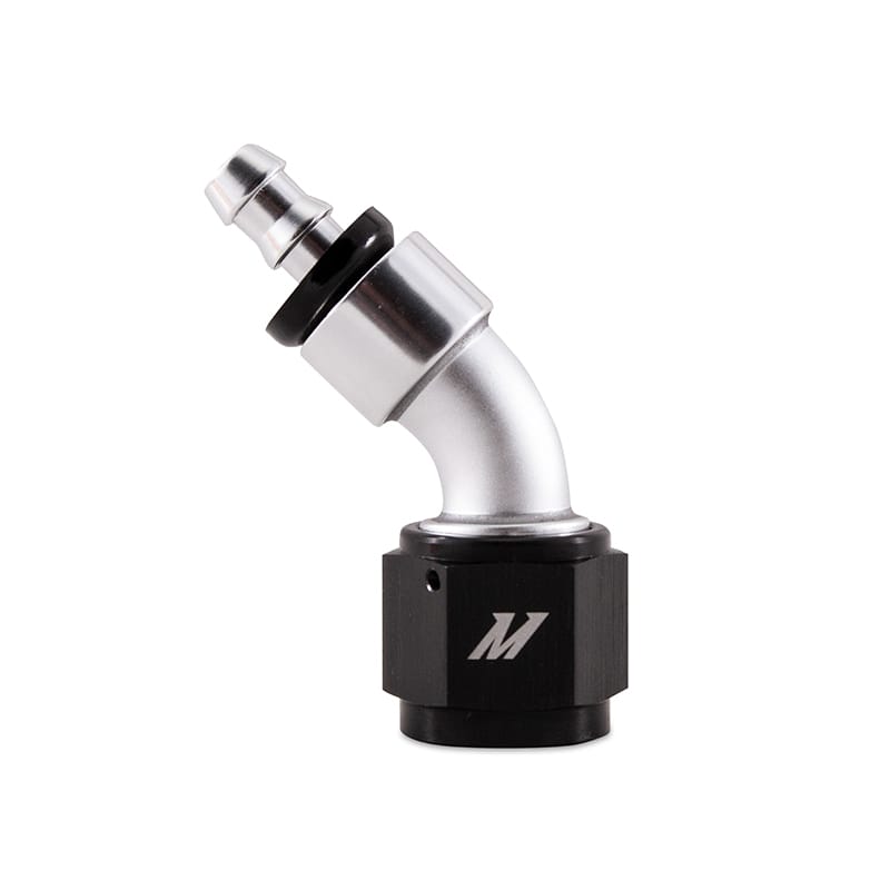 Mishimoto — Mishimoto Push-On Swivel End Hose Fitting, 45 Degrees -10AN
Fitting