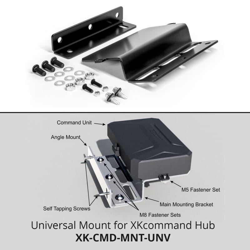 XKGLOW — XK Glow XKcommand Hub Mounting Bracket for Universal Fitment