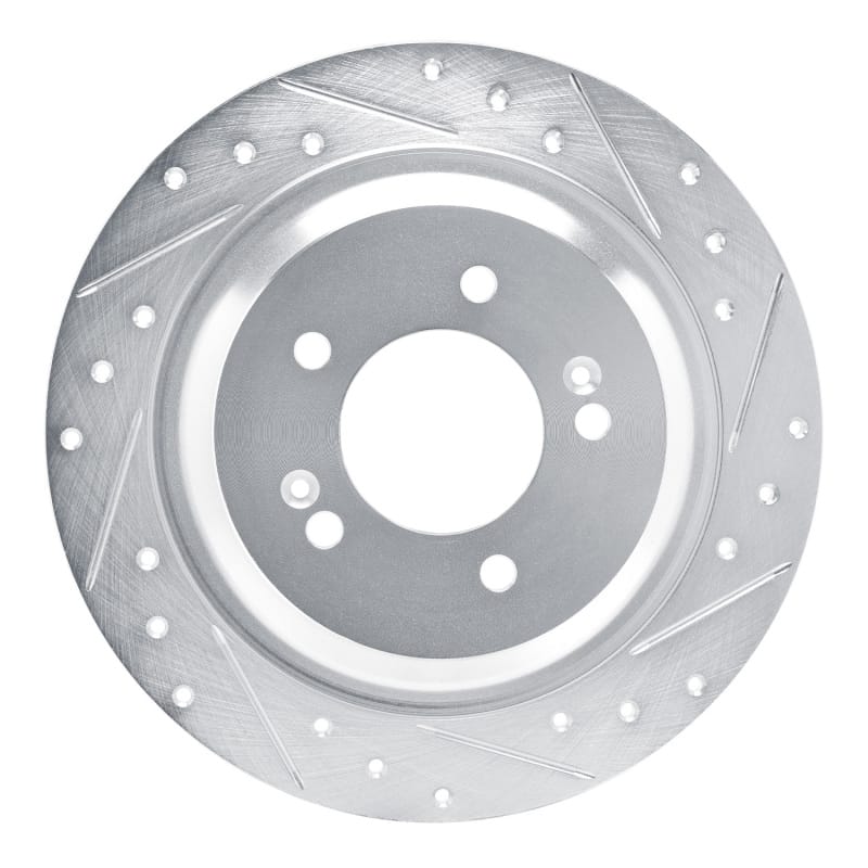 R1 Concepts — R1 2021-2025 Hyundai Tucson Rear Right Drilled & Slotted Silver Brake Rotor
R1 Brake Rotor Drill