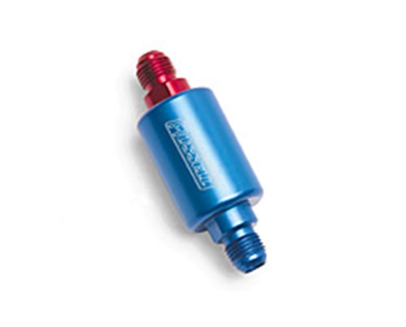 Russell — Russell Performance Red/Blue Anodized (3in Length 1-1/4in dia. -6 male inlet/outlet)