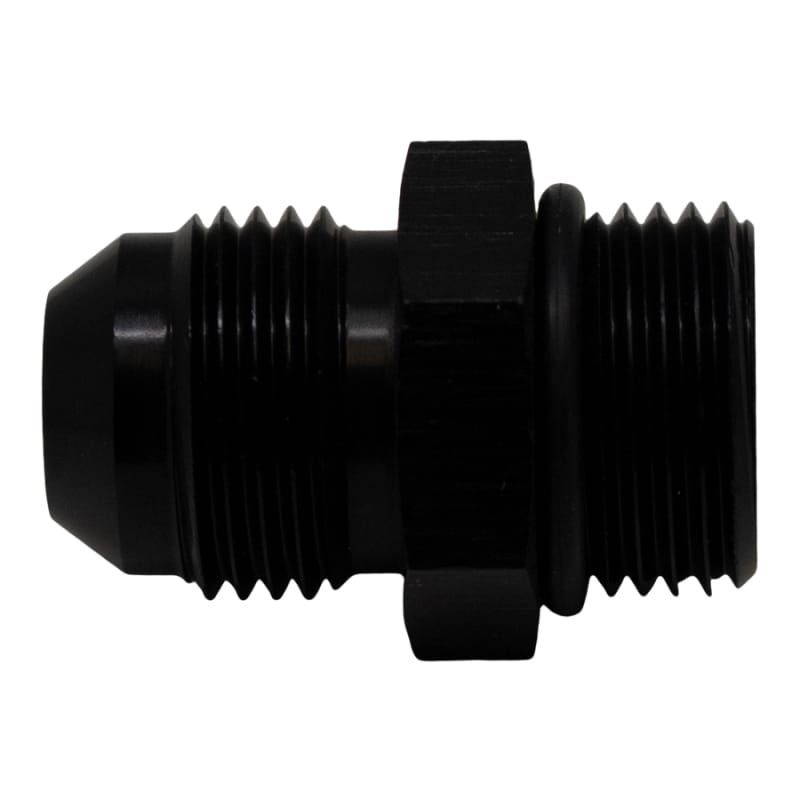 DeatschWerks — DeatschWerks 8AN ORB Male to 8AN Male Flare Adapter (Incl O-Ring) - Anodized Matte Black
Lines & Fittings